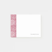 Blaue Blume Post-it Klebezettel (Vorderseite)