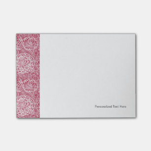 Blaue Blume Post-it Klebezettel