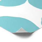 Blaue Blume Poster (Ecke)