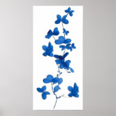 Blaue Blume Poster (Vorne)