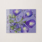 Blaue Blume Puzzle (Horizontal)