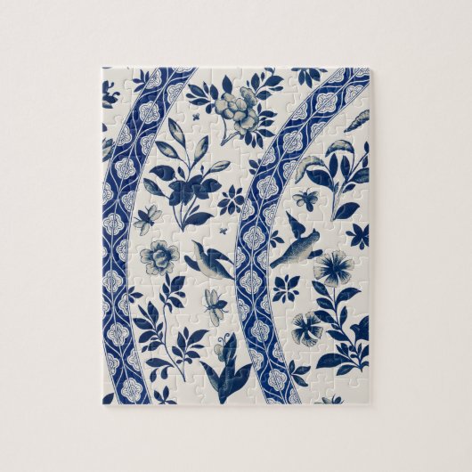 Blaue Blume Puzzle (Vertikal)