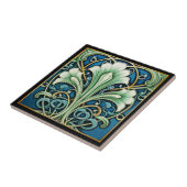 Blaue Blume Ristorante della Carrà Keramik Tile Fliese (Seite)