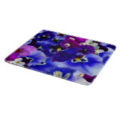 Blaue Blume Schneidebrett (Ecke)