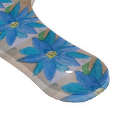 Blaue Blume Schneidebrett (Ecke)