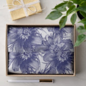 Blaue Blume Seidenpapier (Geschenk)