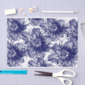 Blaue Blume Seidenpapier (Handwerk)