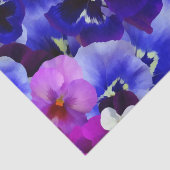 Blaue Blume Seidenpapier (Ausschnitt)