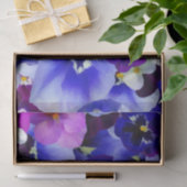 Blaue Blume Seidenpapier (Geschenk)