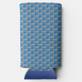 Blaue Blume Selters Dosenkühler (Rückseite)