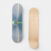 Blaue Blume Skateboard (Vorderseite)