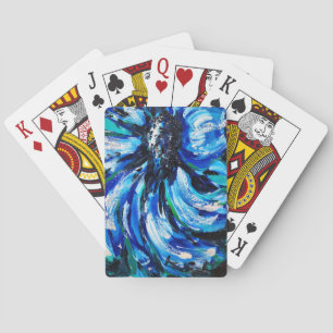 Blaue Blume Spielkarten