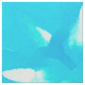 Blaue Blume Stoff (Nahaufnahme)