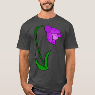 Blaue Blume T-Shirt