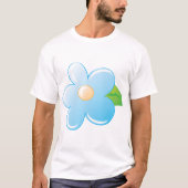 Blaue Blume T-Shirt (Vorderseite)