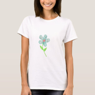 Blaue Blume T-Shirt
