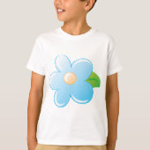 Blaue Blume T-Shirt (Vorderseite)