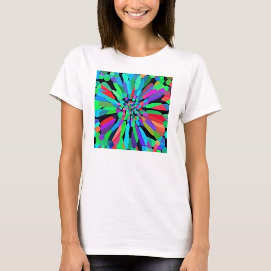 Blaue Blume T-Shirt (Vorderseite)
