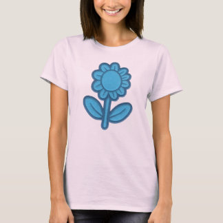 Blaue Blume T-Shirt