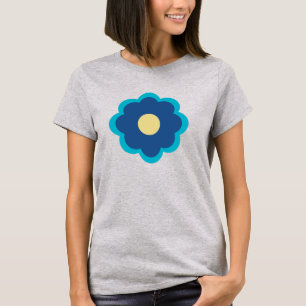 Blaue Blume T-Shirt