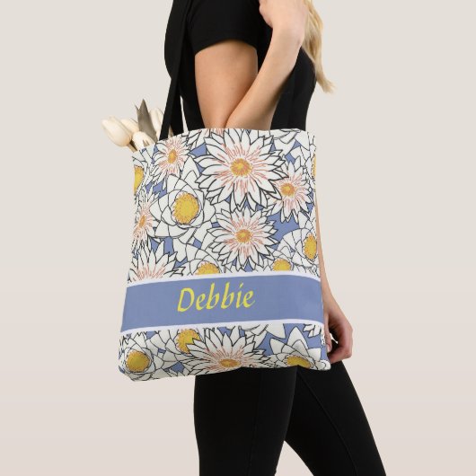 Blaue Blume Tasche (Von Nahem)