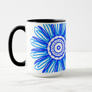 blaue Blume Tasse