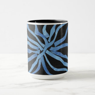 Blaue Blume Tasse