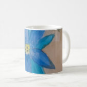 Blaue Blume Tasse (VorderseiteRechts)