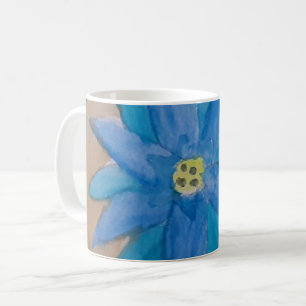 Blaue Blume Tasse