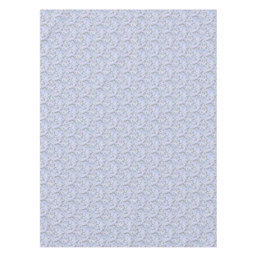 Blaue Blume Tischdecke (Vorderseite)