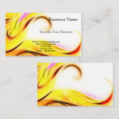 Blaue Blume: Visitenkarte invertieren (Vorne/Hinten)