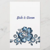 BLAUE BLUME, WAS IN DER PURSE SHOWER GAME CARD IST FLYER (Hinten)