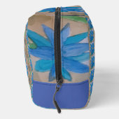 Blaue Blume Waschbeutel (Rechts)