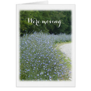 Blaue Blume Wir bewegen Ankündigung
