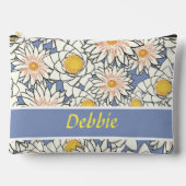 Blaue Blume Zubehörtasche (Vorderseite)