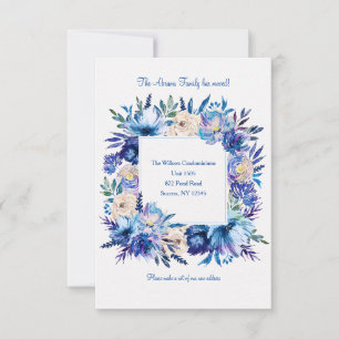 Blaue Blumen Ankündigung