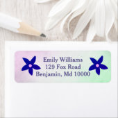 Blaue Blumen auf Anzeige (Insitu)