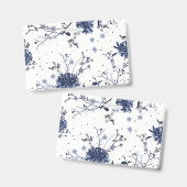 Blaue Blumen Ausweis (Vorder- & Rückseite)