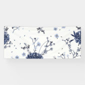 Blaue Blumen Banner (Horizontal)