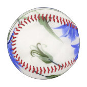 Blaue Blumen Baseball (Vorderseite Links)