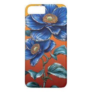 Blaue Blumen Case-Mate iPhone Hülle