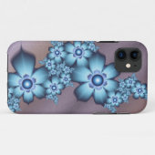 Blaue Blumen Case-Mate iPhone Hülle (Rückseite (Horizontal))