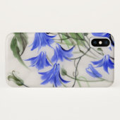 Blaue Blumen Case-Mate iPhone Hülle (Rückseite (Horizontal))