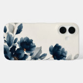 Blaue Blumen Case-Mate iPhone Hülle (Rückseite (Horizontal))