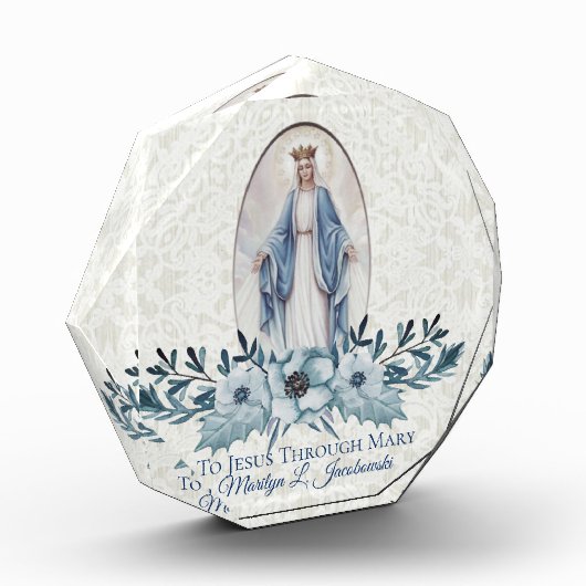 Blaue Blumen| Dame von Jungfrau-Marys | der Fotoblock (Links)