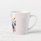 Blaue Blumen der rosa Marine Milchtasse (Rechts)