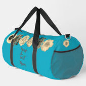 Blaue Blumen Druck Cut Sew Tasche (Rechte Ecke)