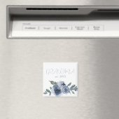 Blaue Blumen für Oma Magnet (In Situ (Geschirrspüler))