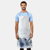 Blaue Blumen für Oma Schürze (Getragen)