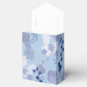 Blaue Blumen Geschenkschachtel (Geöffnet)